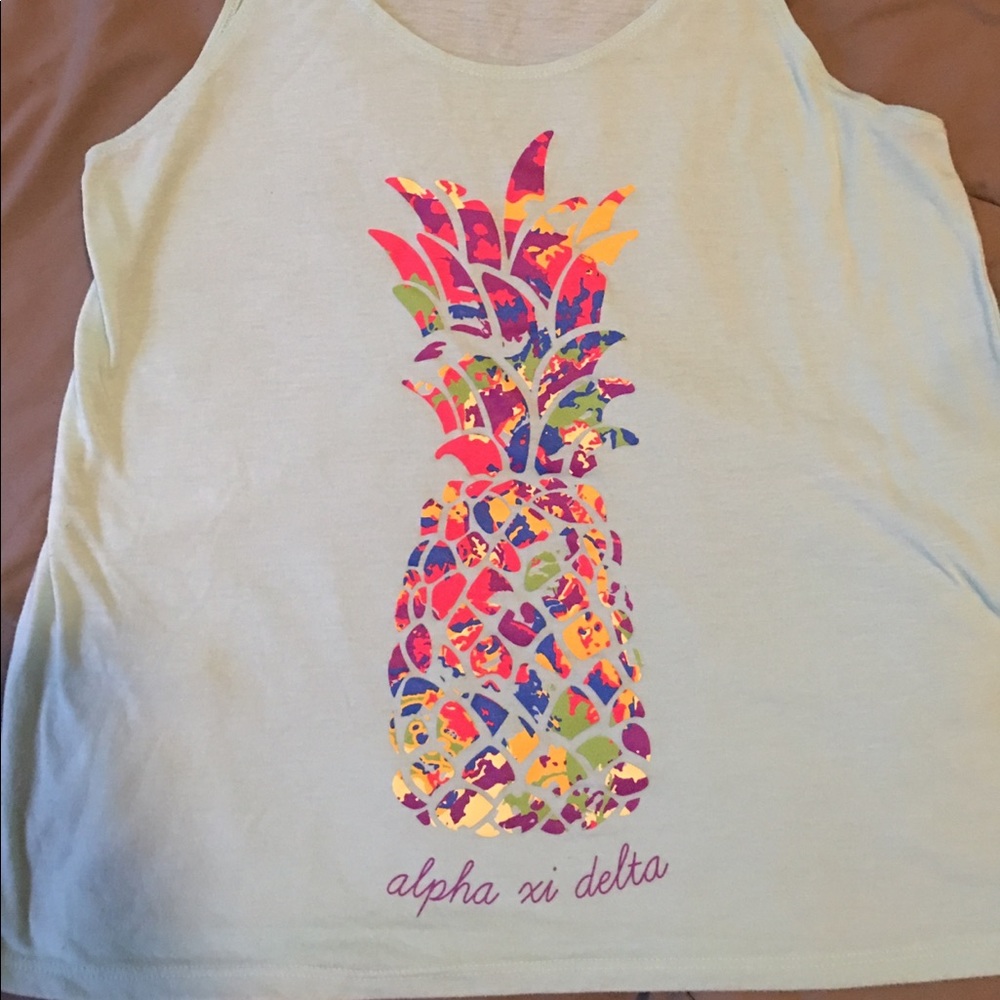 Float Alpha Xi Delta Medium Pineapple Tank